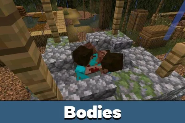 Bodies from Poison Map for Minecraft PE