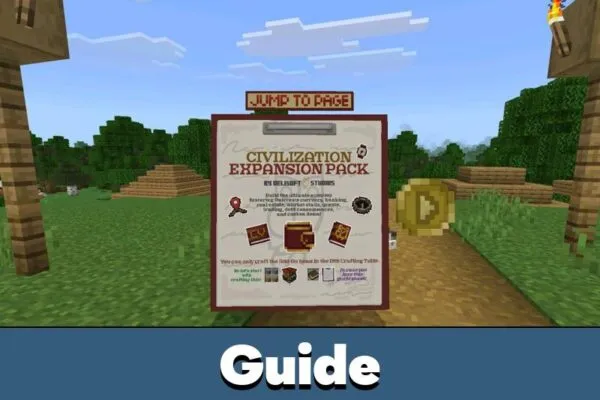 Guide from Civilization Mod for Minecraft Bedrock