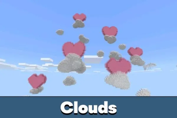 Clouds from Lovely City Map for Minecraft PE