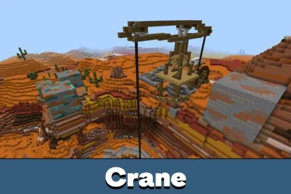 Crane from Mines Mod for Minecraft PE
