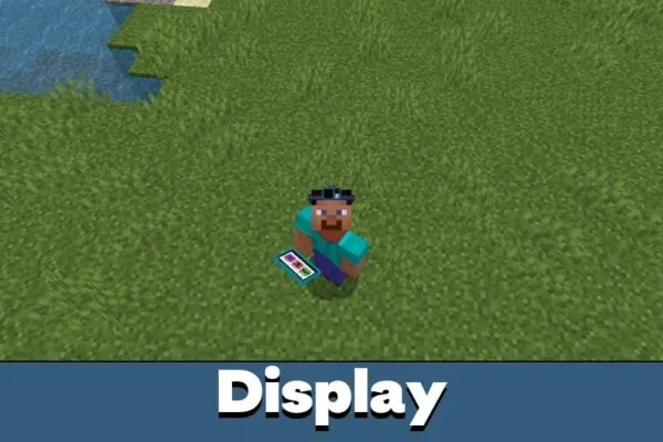 Display from Headcams Mod for Minecraft PE