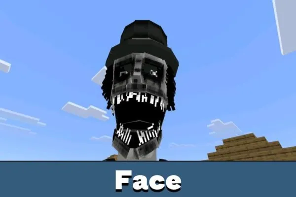 Face from The Silhouette mod for Minecraft PE