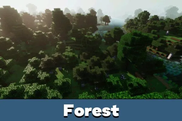 Forest from Chara Visual Shader for Minecraft PE