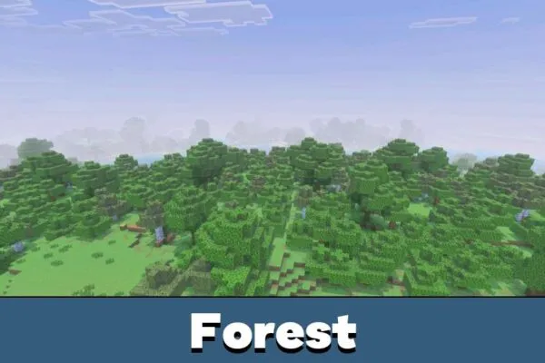 Forest from Pasta Shader for Minecraft PE