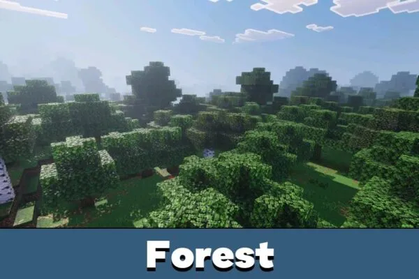 Forest from Solace Visuals Shader for Minecraft PE