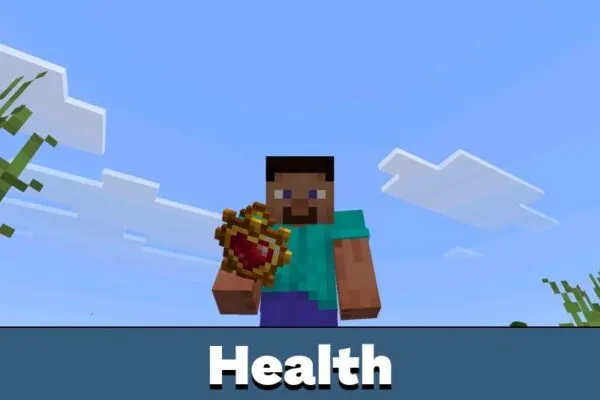 Health from Amulets Mod for Minecraft PE