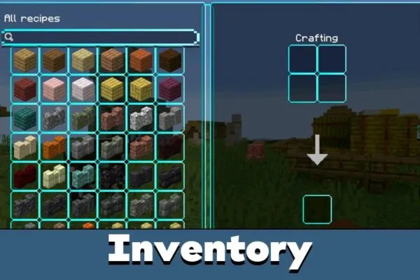 Inventory from Neqs Clean UI Texture Pack for Minecraft PE