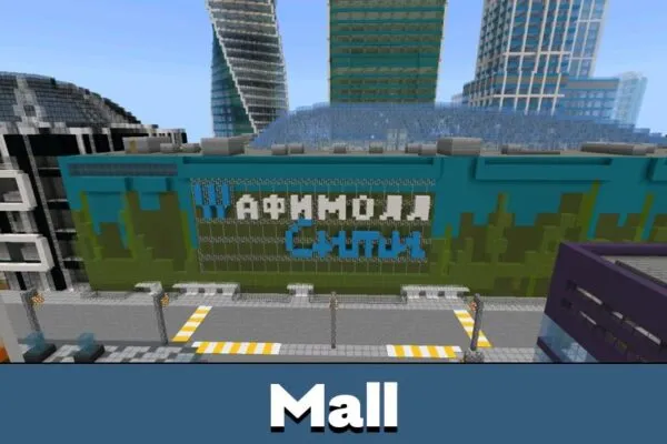 Mall from Moscow Map for Minecraft PE