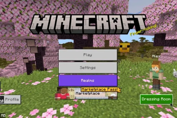Minecraft 26.23 apk Main Menu