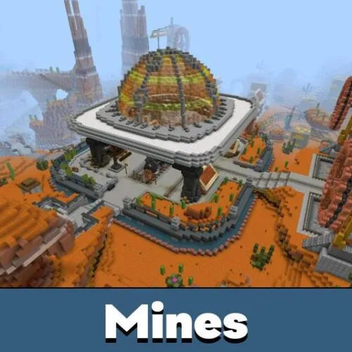 Mines Mod for Minecraft PE
