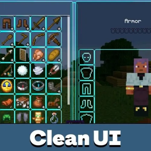 Neqs Clean UI Texture Pack for Minecraft PE