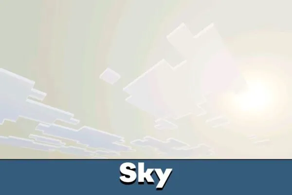 Sky from Lunastra Visual Shader for Minecraft PE