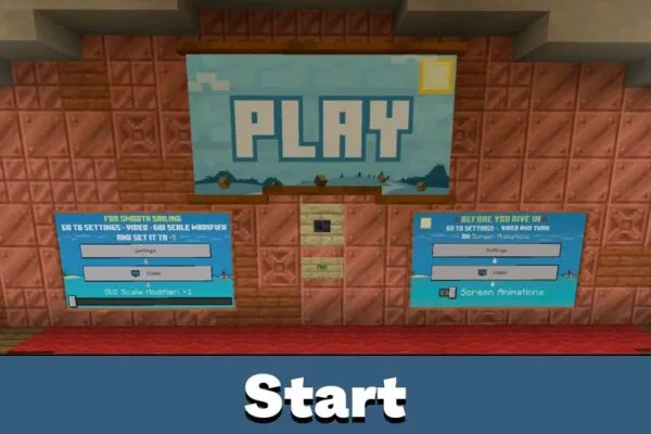 Start from Adrift Map for Minecraft PE