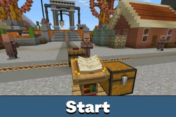 Start from Mines Mod for Minecraft PE