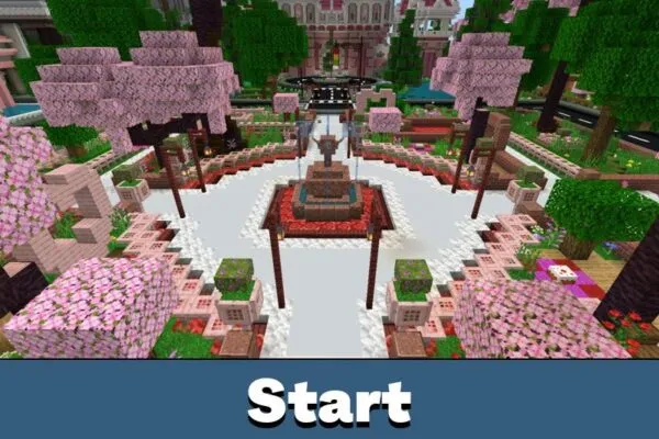 Start from Lovely City Map for Minecraft PE