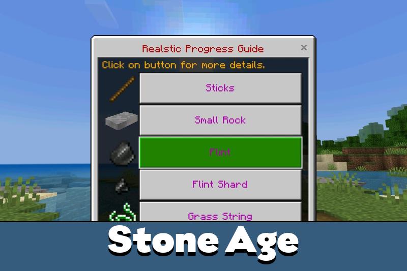 Minecraft Ageing Mod Download Stone Age Mod for Minecraft PE
