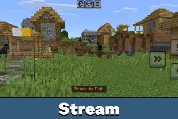 Stream from Headcams Mod for Minecraft PE