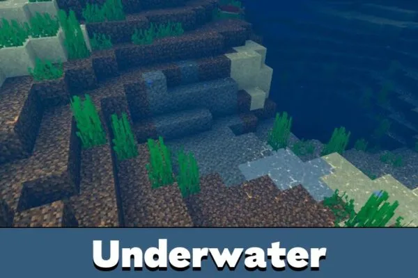 Underwater from Lunastra Visual Shader for Minecraft PE