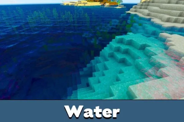 Water from Luvid Visuals Shader for Minecraft PE