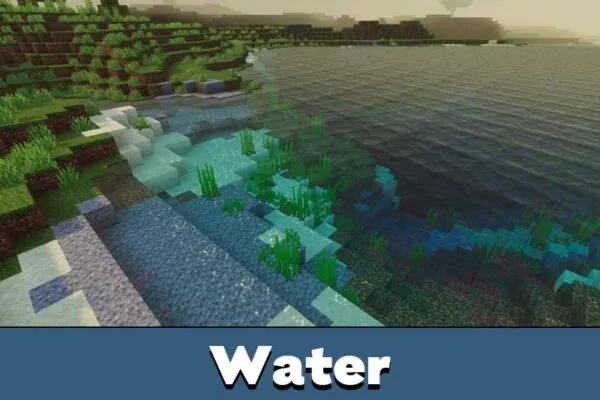 Water from Lunastra Visual Shader for Minecraft PE