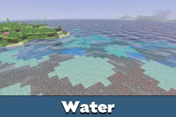 Water from Pasta Shader for Minecraft PE