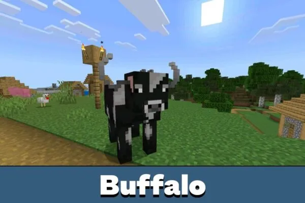 Buffalo from Adha Craft Mod for Minecraft PE