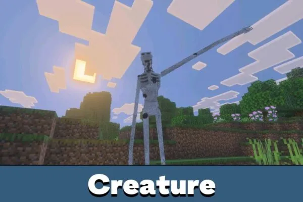 Creature from The Boy and the Bath Mod for Minecraft PE