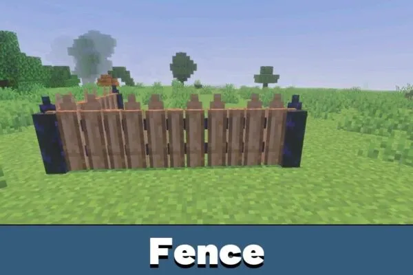 Fence from Rise and Survive Mod for Minecraft PE