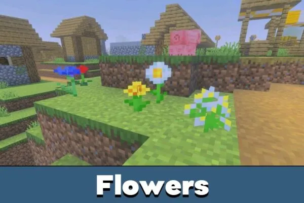 FLowers from AziFy Truly Default Shader Minecraft PE