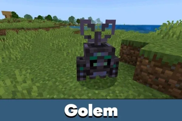 Golem from Radishtopia Mod for Minecraft PE