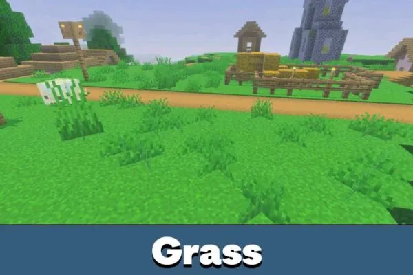 Grass from Gemini Ultra Boost Shader Minecraft PE