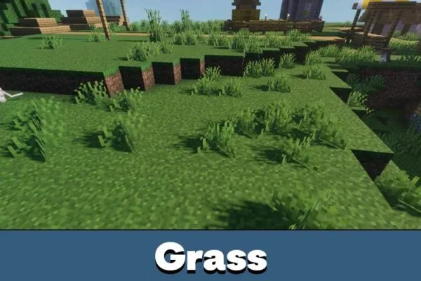 Grass from Zyra Visuals Shader Minecraft PE