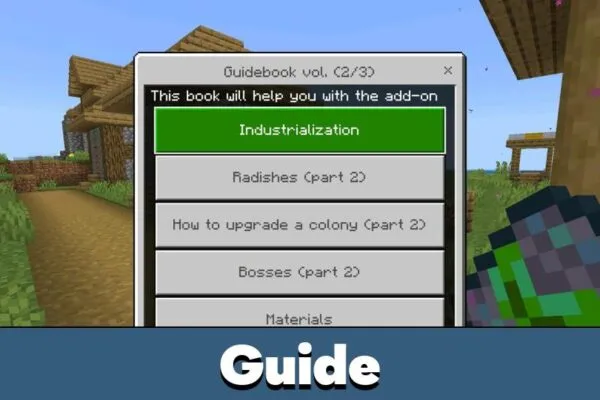 Guide from Radishtopia Mod for Minecraft PE