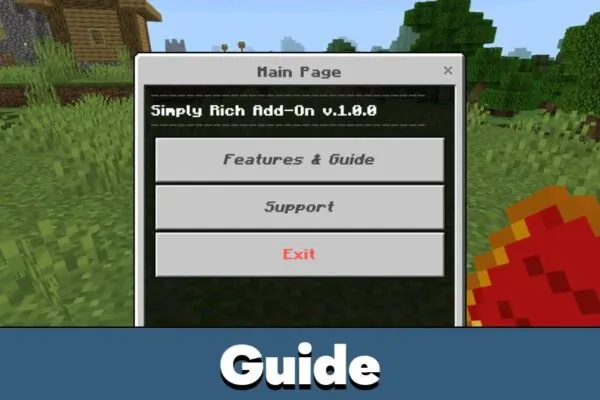 Guide from Rich Mod for Minecraft PE