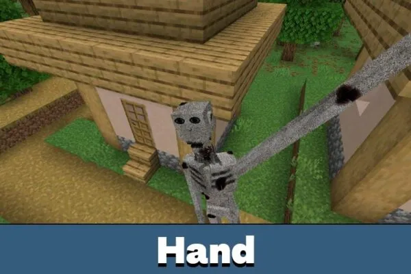 Hand from Boy and the Bath Mod for Minecraft PE
