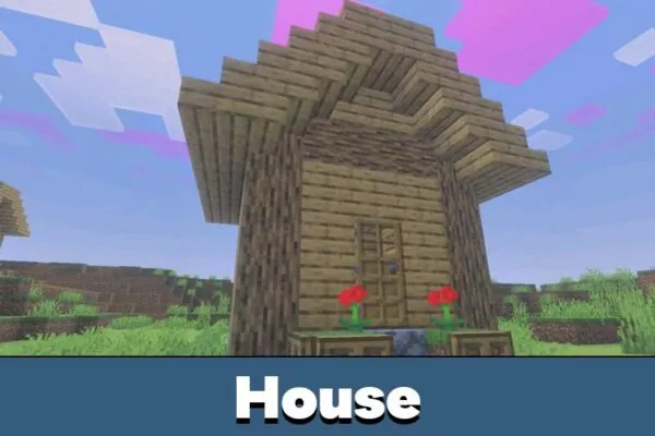 House from Newb Nightfall Shader Minecraft PE