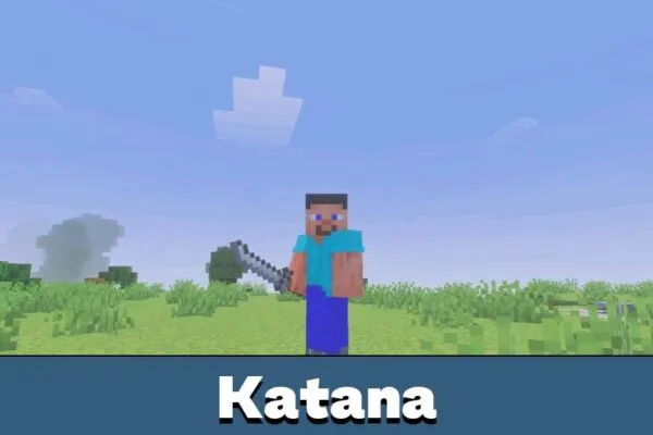 Katana from Rise and Survive Mod for Minecraft PE