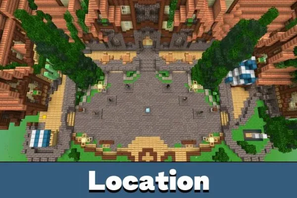 Location from Hypixel Map for Minecraft PE