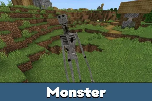 Monster from Boy and the Bath Mod for Minecraft PE