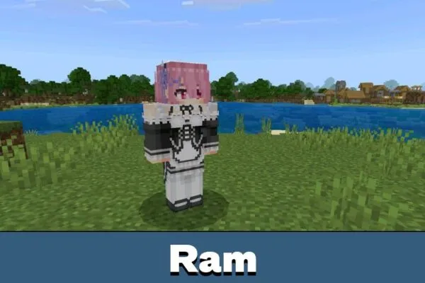 Ram from Rezero Mod for Minecraft PE