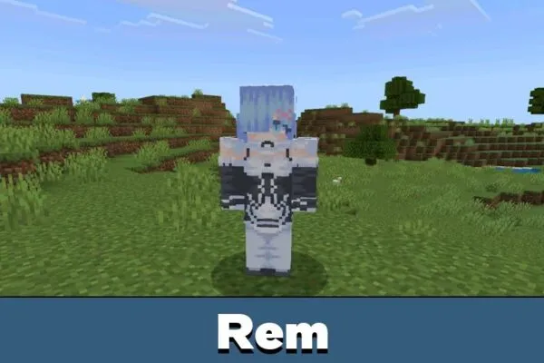 Rem from Rezero Mod for Minecraft PE