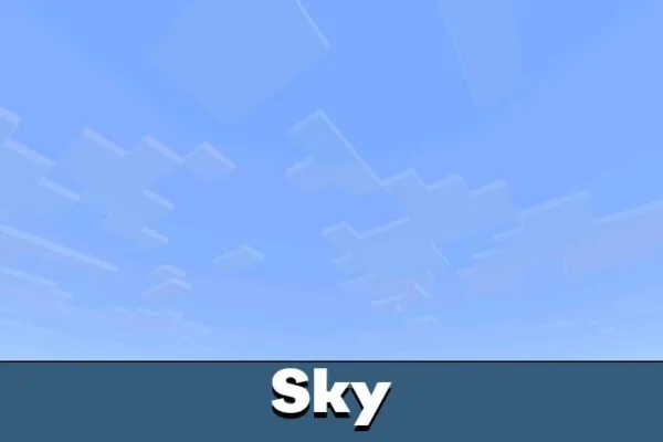 Sky from FPS Boost Texture Pack Minecraft PE