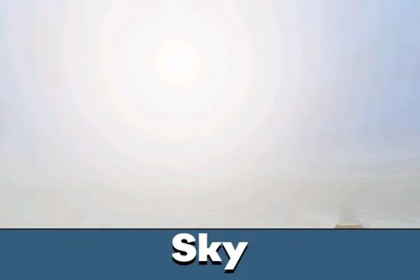 Sky from Revolution Vibrant Visuals Shader Minecraft PE