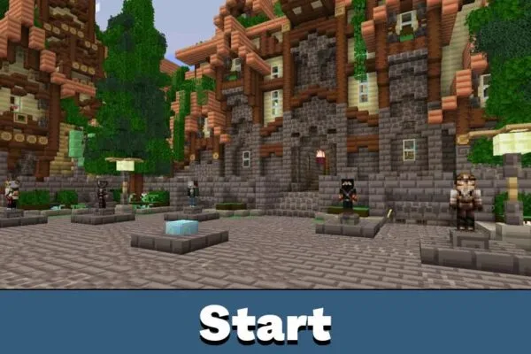 Start from Hypixel Map for Minecraft PE
