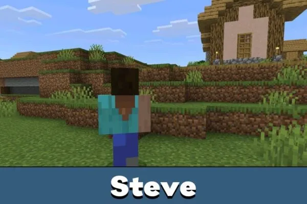 Steve from Flywheel of Terror Mod for Minecraft PE