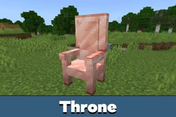 Throne from Rich Mod for Minecraft PE