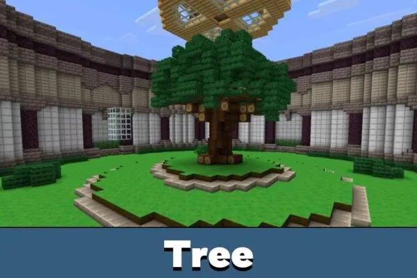 Tree from Hypixel Map for Minecraft PE
