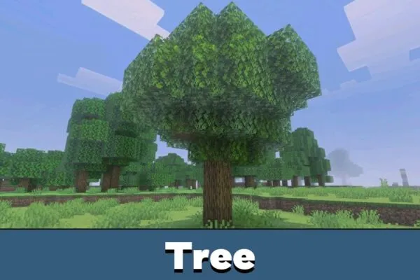 Tree from Newb Explementary Shader Minecraft PE