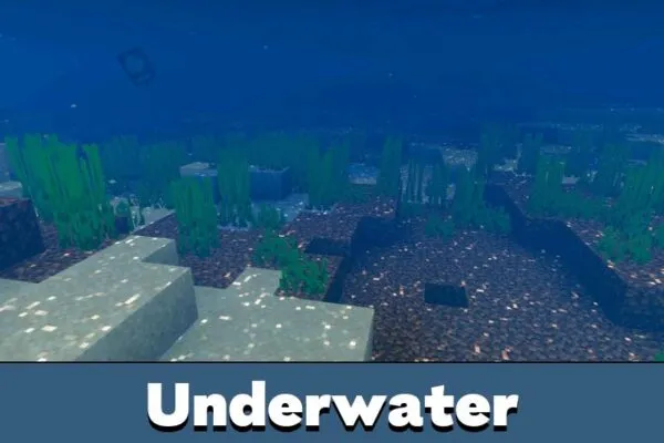 Underwater from Astralex Visuals Shader Minecraft PE