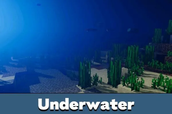 Underwater from Gaster Visual Shader for Minecraft PE